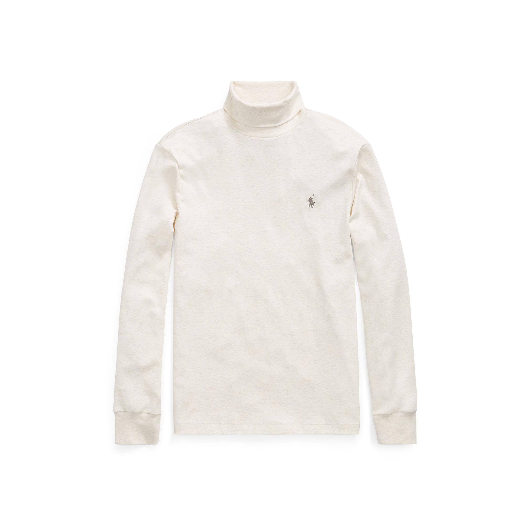 Polo Ralph Lauren Cotton Softtouch Turtleneck in White for Men Lyst